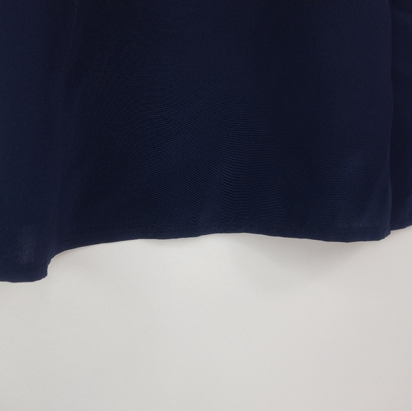 Berkertex 22 Dark Navy Sleeveless Satin Shell Top Plus - Picture 2 of 9